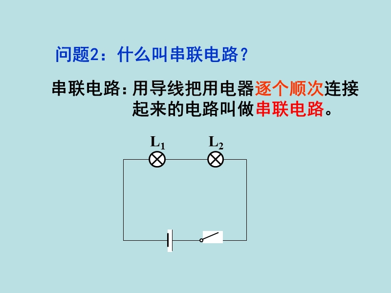 【上海教育版】物理九年级上：7.3《串联电路》课件（1）_第3页
