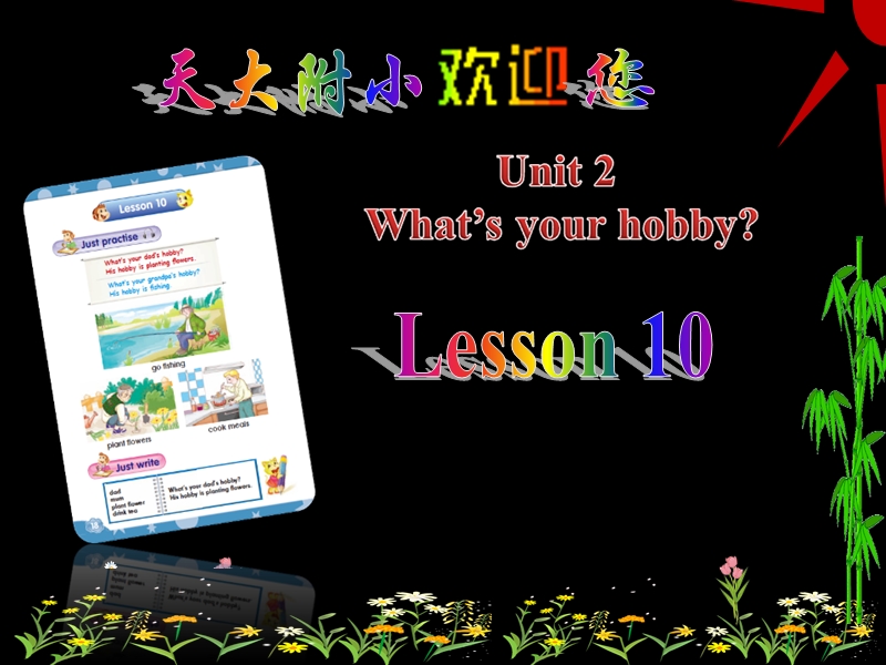【人教精通版】六年级上：Unit 2《What’s your hobby》（Lesson 10）课件（1）_第1页