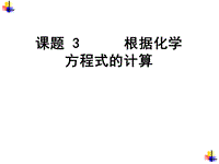 北京课改版化学九年级上7.3《依据化学方程式的简单计算》课件