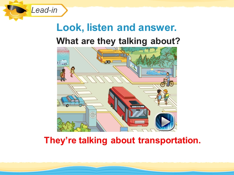 人教版（新起点）英语四年级上：Unit 3《Transportation》（Lesson 1）课件_第3页