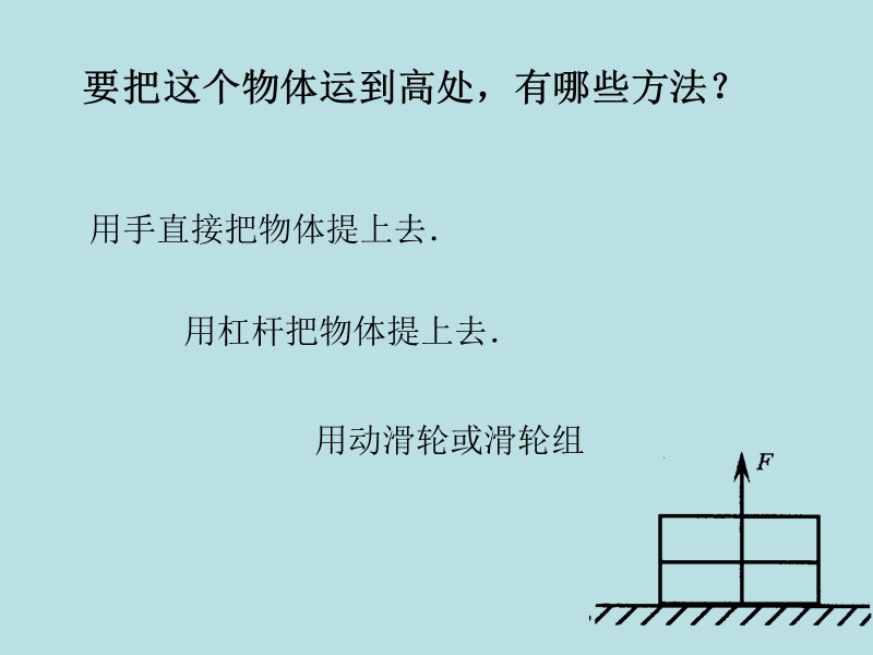 【上海教育版】物理八年级下：4.4《功的原理》课件（3）_第3页