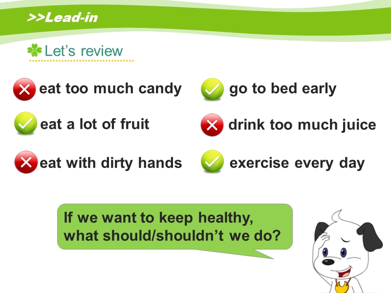 人教版（新起点）英语五年级下：Unit 1《Keeping Healthy》（Lesson 2）教学课件_第3页