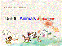 【上海教育版】六年级英语上册：Unit 5《Animals in danger》课件（1）
