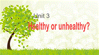 【上海教育版】六年级英语上册：Unit 3《Healthy or unhealthy》课件（2）