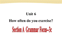 鲁教版七年级英语上册Unit6 How often do you exercise Period4课件