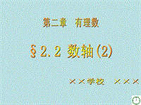 【青岛版】数学七年级上册：2.2《数轴》课件（1）