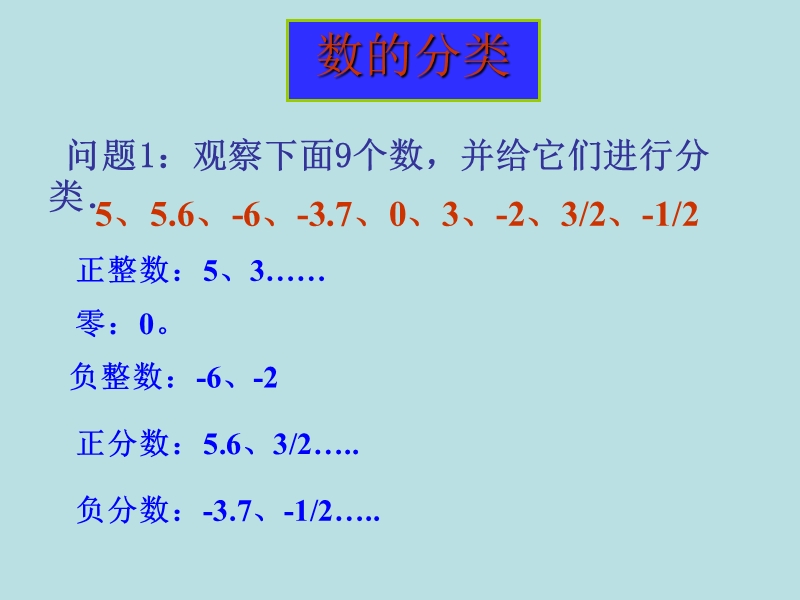 【青岛版】数学七年级上册：2.1《有理数》课件（3）_第3页