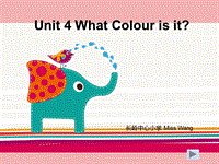 【重大版】英语三年级上册：Unit4《What colour is it》课件（3）
