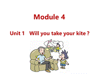 外研版（三起）英语四年级下Module4 Unit1 Will you take your kite课件