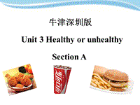牛津上海版（深圳用）六年级上英语Unit 3《Healthy or unhealthy》（第一课时）课件