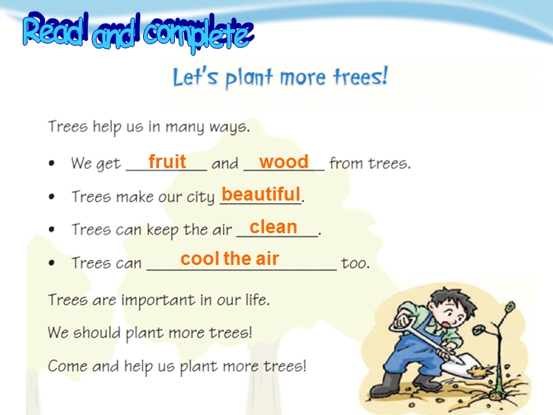 牛津上海版（深圳用）六年级上英语Unit 11《Trees》课件_第3页