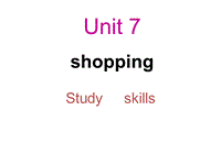 牛津译林版七年级英语上Unit7 Study skills课件