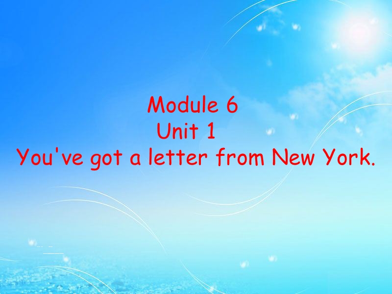 （三年级起）外研版英语六年级上Module 6 Unit1同步课件1_第1页