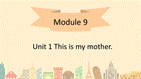 外研版（三起）英语三年级上Module9 Unit1（第2课时）课件