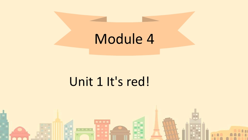 外研版（三起）英语三年级上Module4 Unit1（第2课时）课件_第1页