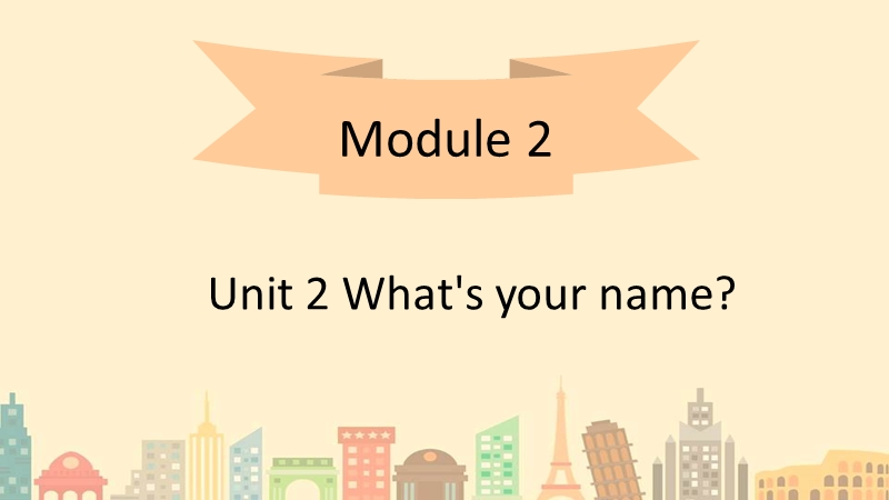 外研版（三起）英语三年级上Module2 Unit2（第2课时）课件_第1页