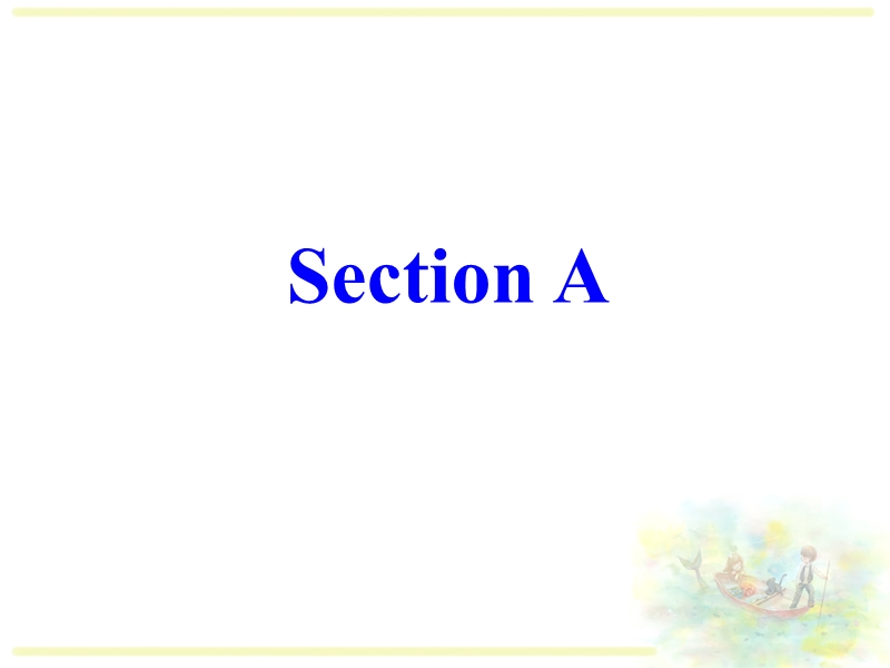 人教版新目标七年级英语上册Unit7 Section A（第2课时）课件_第2页
