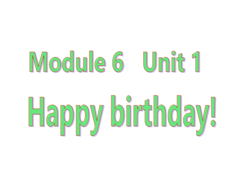 外研版（三起）英语三年级上Module6-Unit1课件_第1页