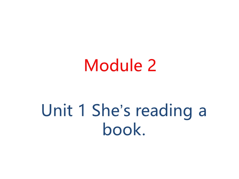 外研版（三起）英语四年级上Module2-Unit1课件_第1页