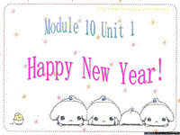 外研版（一起）英语二年级上Module 10《Unit 1 Happy New Year》课件3