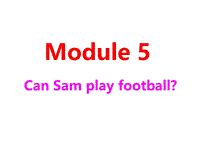 外研版（三起）英语四年级上Module5-Unit2课件