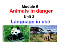外研版英语八年级上Module6 Unit3-Language in use课件