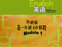 外研版高中英语必修二《Module1 Cultural corner》课件