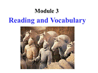 外研版高中英语选修9《Module3 Reading and Vocabulary》课件
