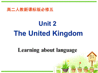 人教新课标高中英语必修5《Unit2 Learning about language》课件