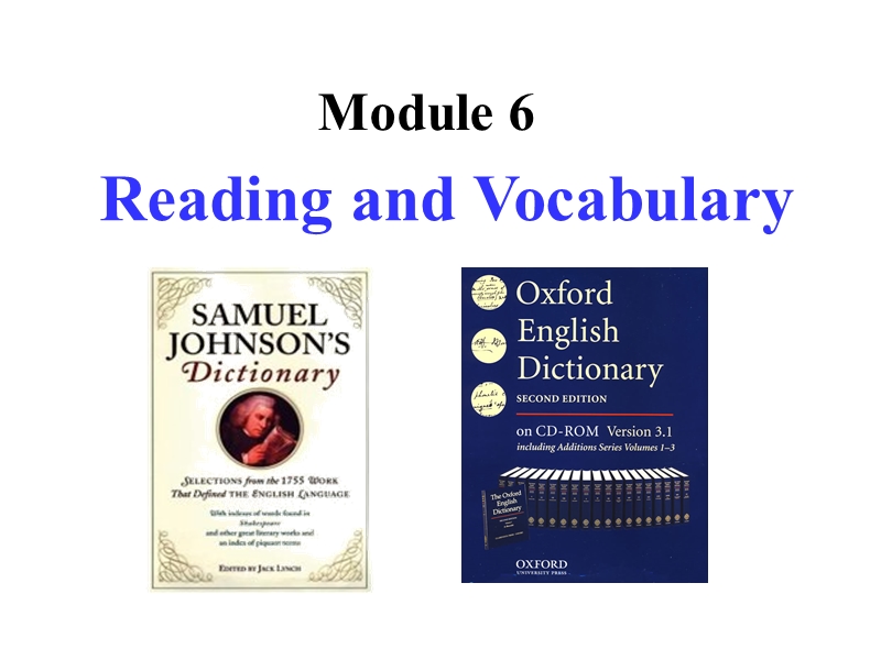 外研版高中英语选修9《Module6 Reading and Vocabulary》课件_第1页