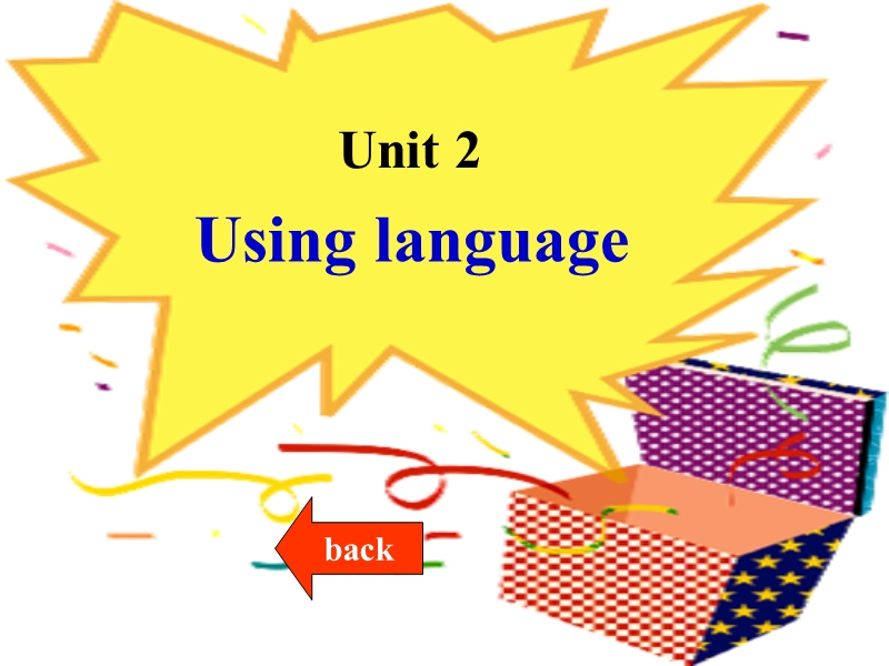 人教新课标高中英语必修1《Unit2 Using language》课件_第1页