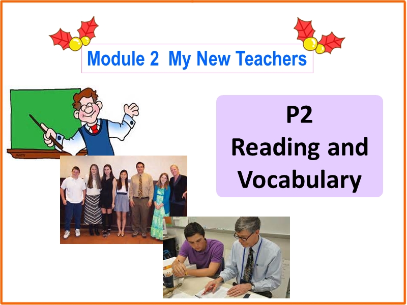 外研版高中英语必修一《Module2 Reading and Vocabulary》课件_第1页