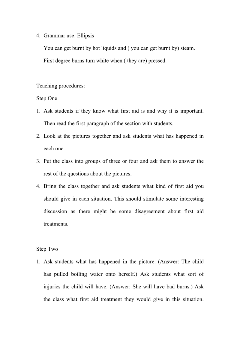 人教新课标高中英语必修5《Unit5》教案_第2页