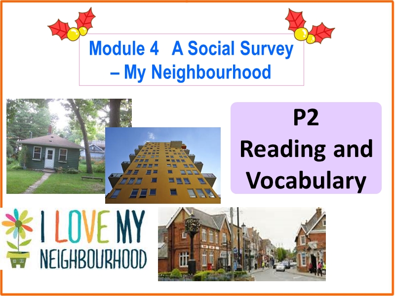 外研版高中英语必修一《Module4 Reading and Vocabulary》课件_第1页