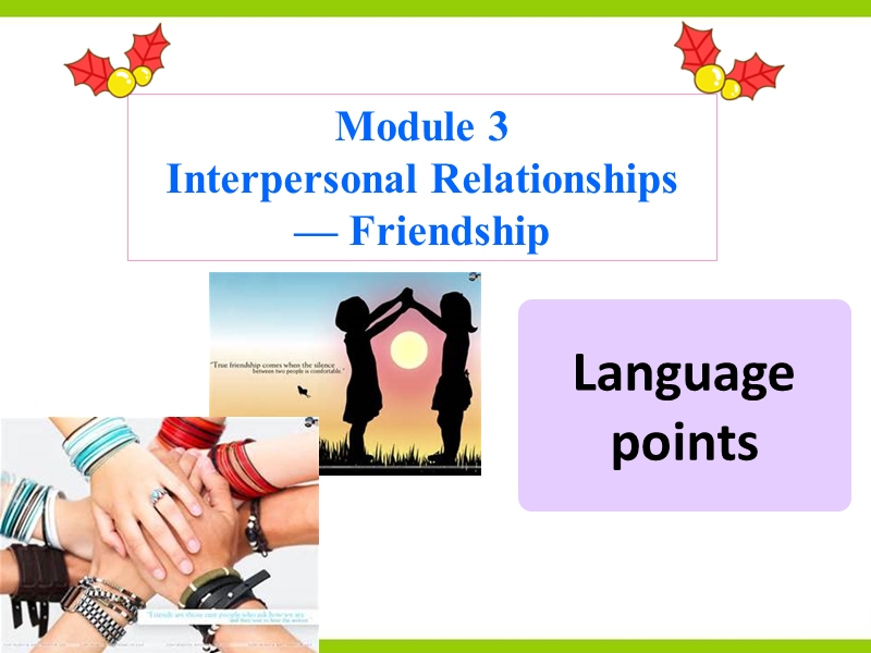 外研版高中英语选修6 Module3 Language Points课件_第1页
