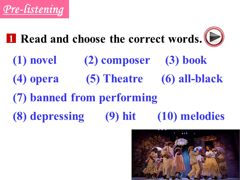 外研版高中英语选修6 Module4 Vocabulary and Listening & Speaking & Function & Everyday English课件_第3页