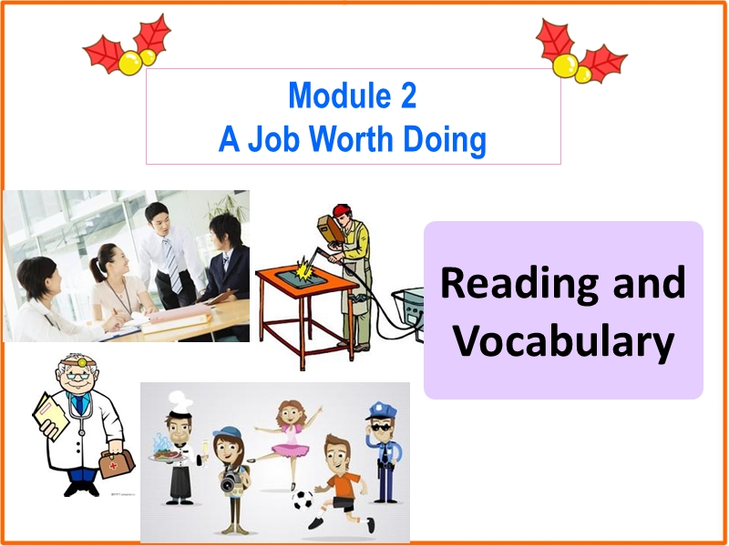 外研版高二英语必修5《Module2 Reading and Vocabulary》课件_第1页