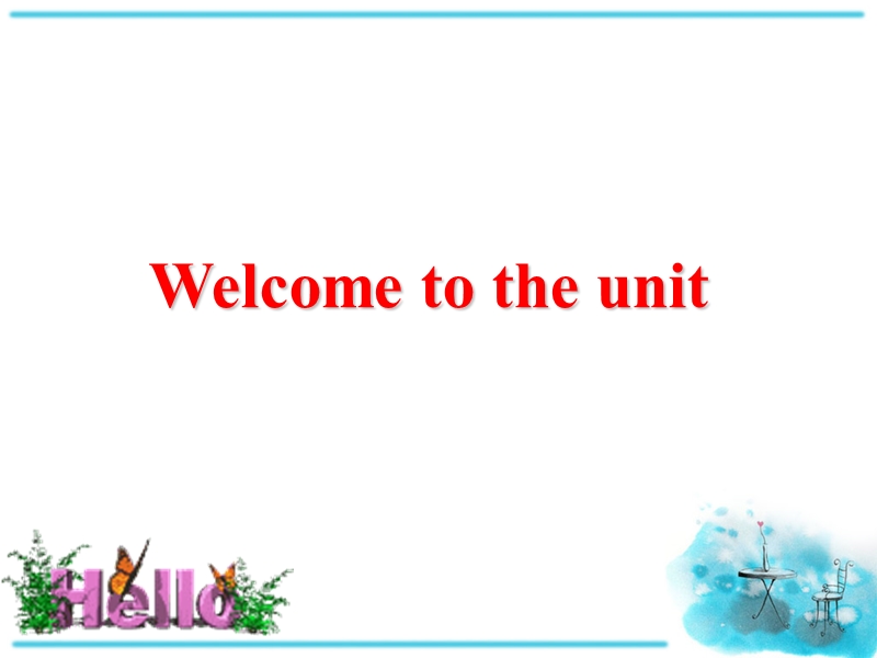 牛津译林版英语必修二Unit2 Welcome to the unit课件_第1页