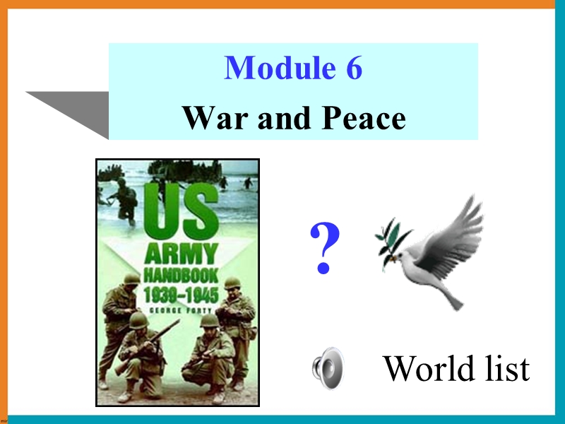 外研版高中英语选修6 Module6 Introduction & Vocabulary and Reading课件_第1页