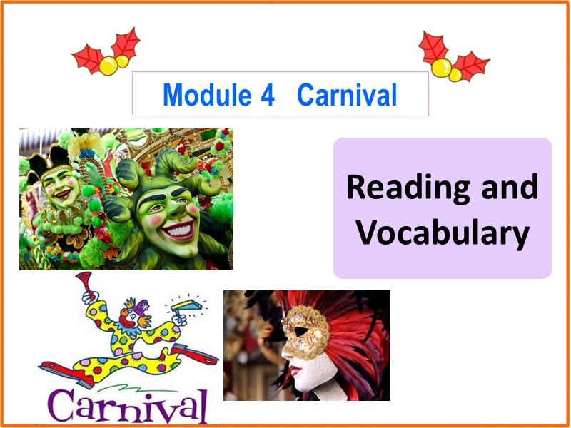 外研版高二英语必修5《Module4 Reading and Vocabulary》课件_第1页