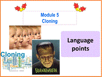 外研版高中英语选修6 Module5 Language points课件