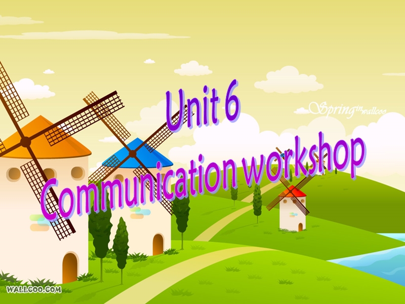 北师大版高中英语必修2《Unit6 Communication Workshop》课件_第1页