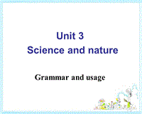 牛津译林版高中英语必修五Unit3 Grammar and usage课件