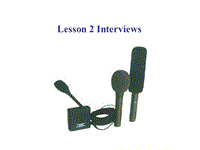 北师大版高二英语必修5《Unit14 Lesson 2 Interviews》课件