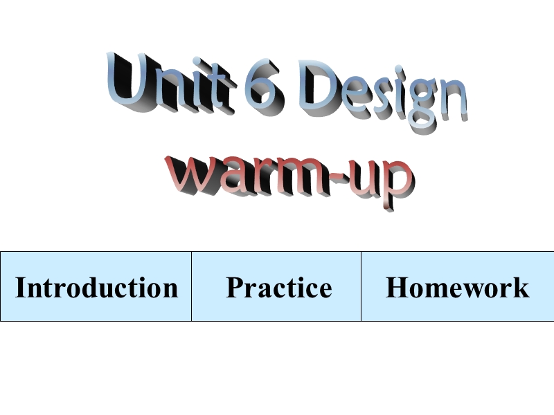 北师大版高中英语必修2《Unit6 Warm-up》课件_第1页