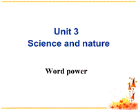 牛津译林版高中英语必修五Unit3 Word power课件