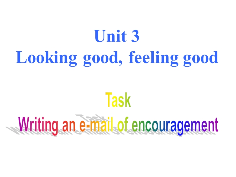 牛津译林版英语必修1《Unit3 Task Listening and Writing》课件_第1页