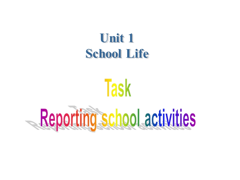 牛津译林版英语必修1《Unit1 Task-Listening and Writing》课件_第1页