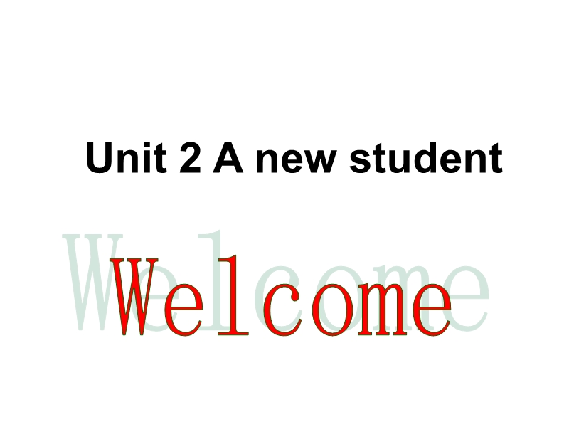牛津译林版 五年级上册 Unit2 A new student（2）课件_第1页
