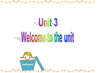 牛津译林版选修11《Unit3 welcome to the unit》课件